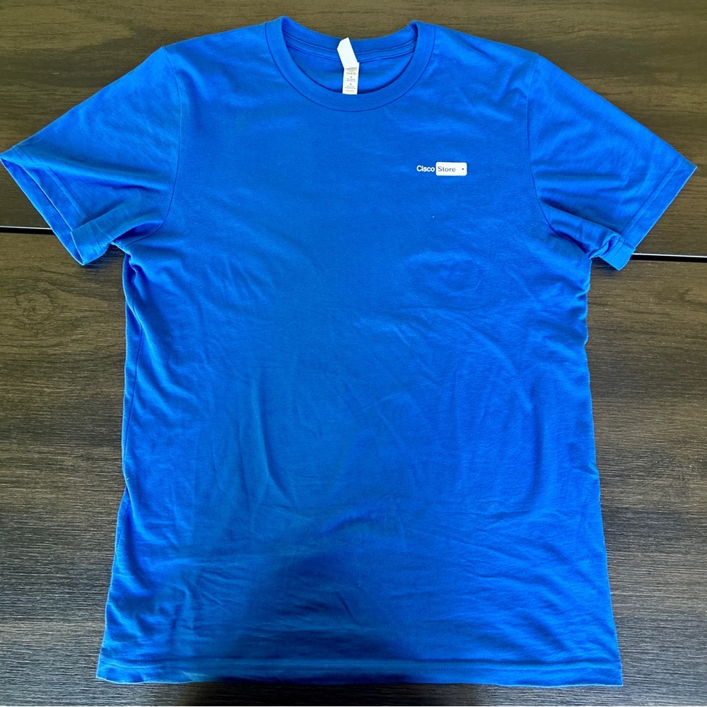 Cisco Store blue short sleeve medium T shirt